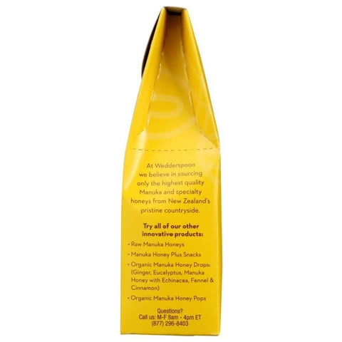 Organic Lemon Honey Drops Manuka Honey 4oz Wedderspoon