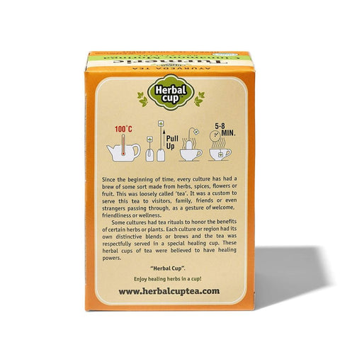 Turmeric Cinnamon Moringa Tea Herbal Cup 16 bag