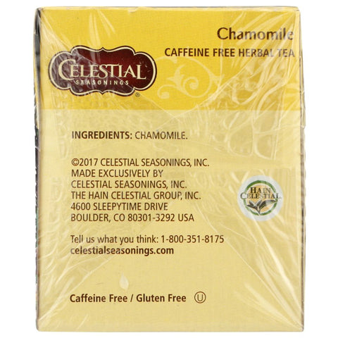 Chamomile Herbal Tea Soothing Antidote Tea Bags Celestial Seasonings