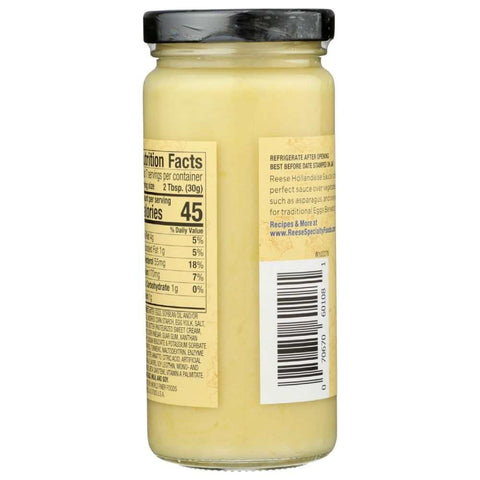 Hollandaise Sauce 7.5oz Perfect for Vegetables & Eggs Benedict REESE