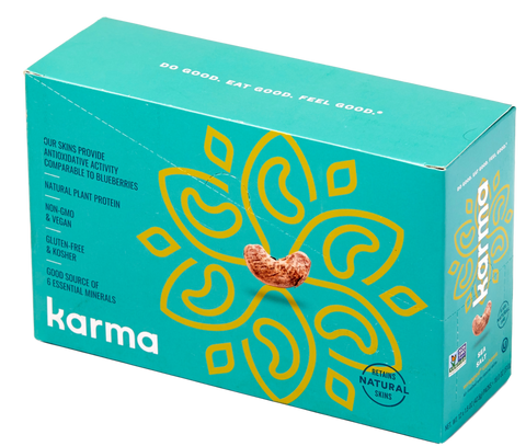 Sea Salt Wrapped Natural Skin Cashews Karma