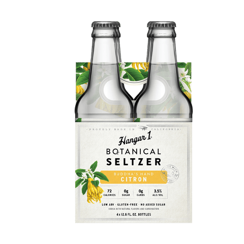 Buddah's Hand Citron Botanical Seltzer 4x375ML Hangar 1