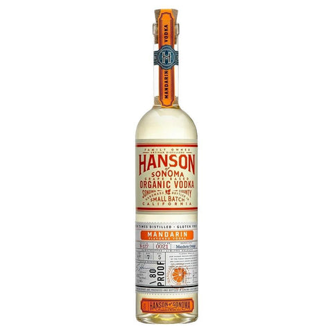 Mandarin Organic Vodka 750ML Hanson Of Sonoma