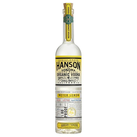 Meyer Lemon Organic Vodka 750ML Hanson Of Sonoma