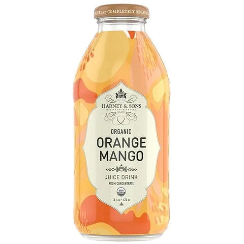 Organic Orange Mango Juice 16OZ Bottled Beverage Harney & Sons