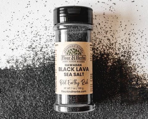 Hawaiian Black Salt Fine Grain Sea Salt