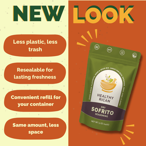 Dry Sofrito Seasoning Resealable Bag