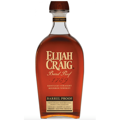 Elijah Craig Barrel-Proof Bourbon 12 Year 750ML Heaven Hill Distillery