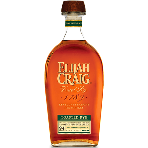 Elijah Craig Toasted Rye Rye Whiskey 750ML Heaven Hill Distillery