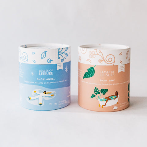 Heavenly Hygge Tea Gift Set Self-Care Bundle Leaves of Leisure