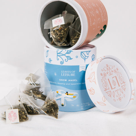 Heavenly Hygge Tea Gift Set Self-Care Bundle Leaves of Leisure
