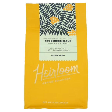 Goldenrod Blend Smooth Coffee Beans 12OZ Heirloom Coffee
