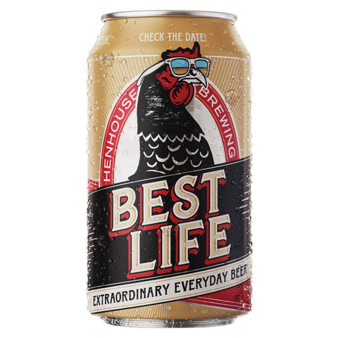 Best Life Blonde Ale 12OZ Beer HenHouse Brewing