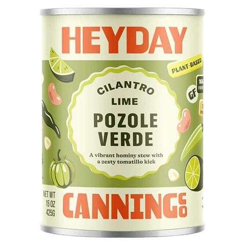 Cilantro Lime Pozole Verde Veggie Stew 15OZ Heyday Canning Co.