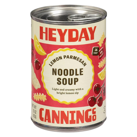 Lemon Parmesan Creamy Noodle Soup Heyday Canning Co.
