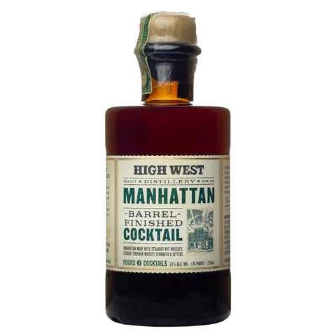 Manhattan Barrel-Finished Cocktail 375ML High West Distillery