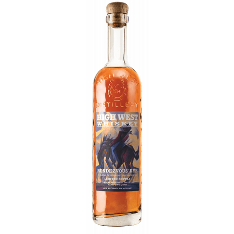 Rendezvous Rye High Rye Content Whiskey 750ML High West Distillery