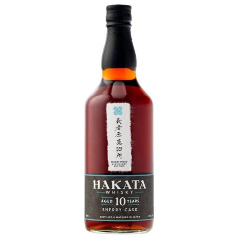 Hakata 10yr Sherry Cask Japanese Whisky 700ML Hikari Shuzo Distillery