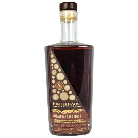Calaveras Cask Finish Bourbon 750ML Hinterhaus Distillery