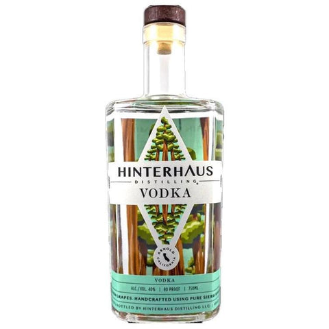 North Grove Vodka 750ML Distilled from California Grapes Hinterhaus Distillery