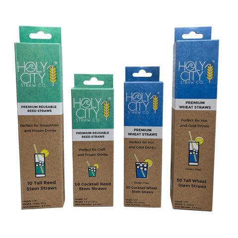 Premium Wheat and Reed Home Starter Package Straw Set Holy City Straw Company