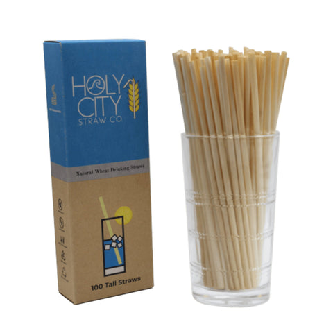 Wheat Tall Straws Straw Holders & Dispensers Holy City Straw Company
