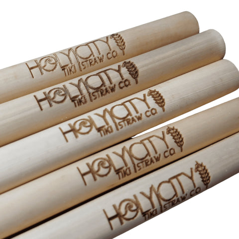 Tiki Collector Reusable Reed Straws 10 Pack Series 1 Holy City Straw Company