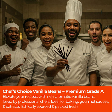 Gourmet Vanilla Beans Premium Grade A Vanilla Bean Pods for Baking & Extract