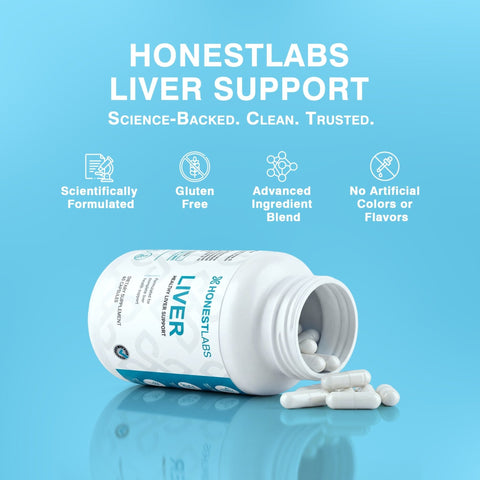 Honest Labs Liver – Healthy Liver Support | 60 Capsules