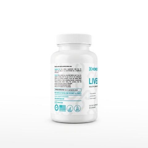 Honest Labs Liver – Healthy Liver Support | 60 Capsules