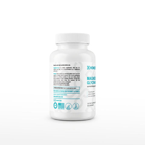 Honest Labs Magnesium Glycinate 60 Capsules