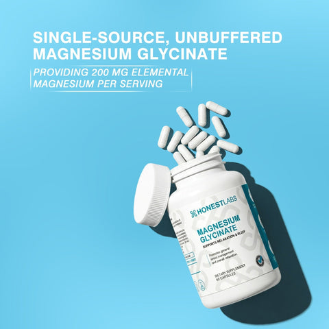 Honest Labs Magnesium Glycinate 60 Capsules