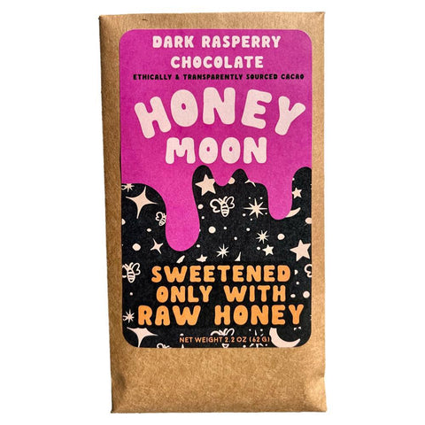 Raspberry Dark Chocolate Bar 2.2OZ Honeymoon Chocolates