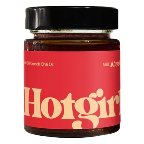 Hot Girl Crunch Chili Oil Textured with Garlic Chips and Shallots Hot Girl Sauce
