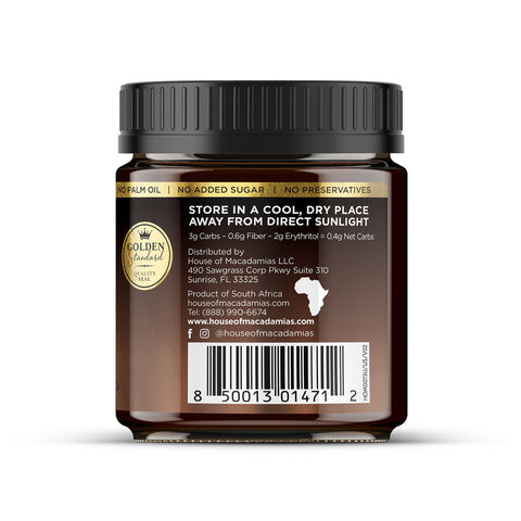 Macadamia Nut Butter Chocolate Flavor (1 Flavor, 1 Jar)
