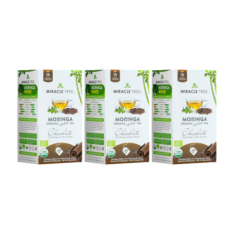Organic Moringa Tea - Chocolate - Caffeine-Free Herbal Tea