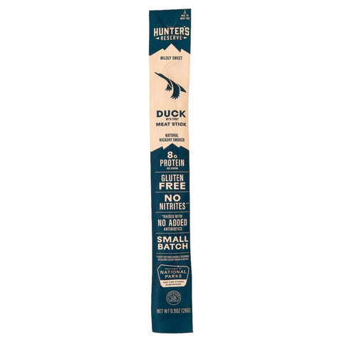 Duck Exotic Meat Stick High-Protein Low-Fat Hunter's Reserve