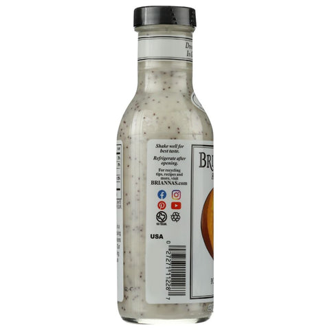 Rich Poppy Seed Dressing 12 oz Briannas