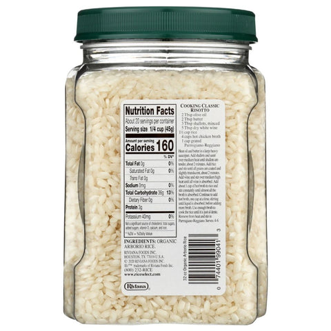 Organic Arborio Rice 32 oz RiceSelect