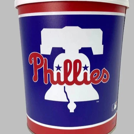 Philadelphia Phillies Gift Basket Tin - Gourmet Snacks for Baseball Fans