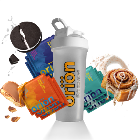 Loaded Protein Samples + Shaker Bottle Protein Bundle Orion