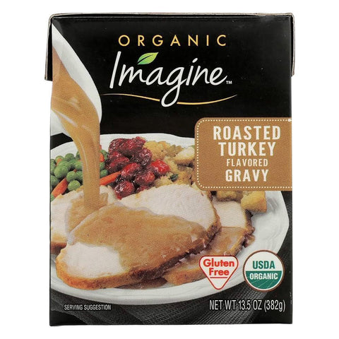 Roasted Turkey Flavored Gravy Organic 13.5OZ Imagine