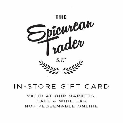 In-Store Physical Gift Card Letterpress Greeting Card