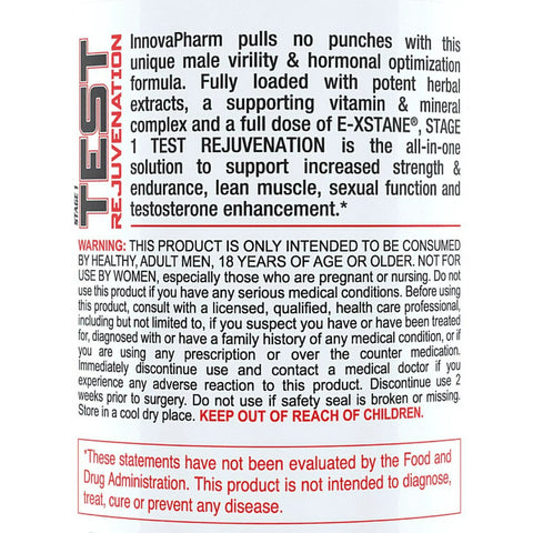 Innovapharm Test Rejuvenation 180 Caps