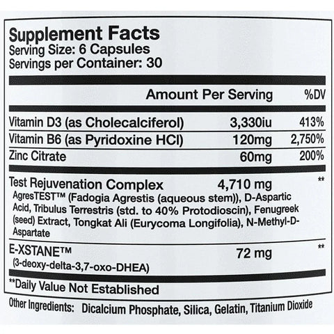 Innovapharm Test Rejuvenation 180 Caps