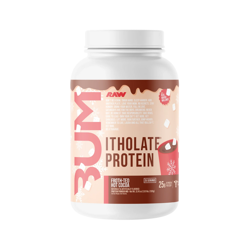 Whey Protein Isolate 25 Servings Raw Nutrition Bum Itholate Protein