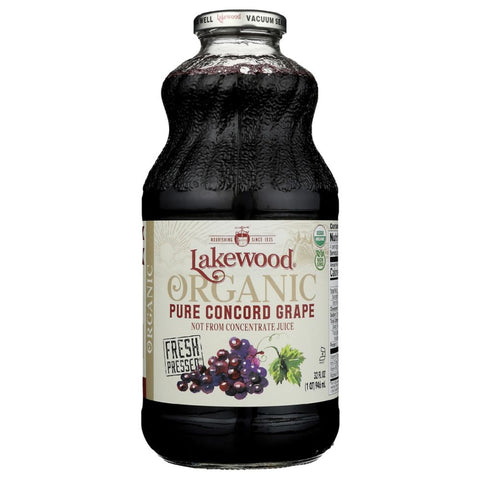 Organic Concord Grape Juice 32 oz Bottle Lakewood