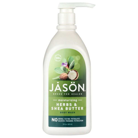 Moisturizing Herbs and Shea Butter Body Wash 30 oz JASON