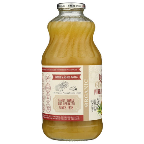 Organic Pineapple Ginger Juice 32 fl oz Lakewood