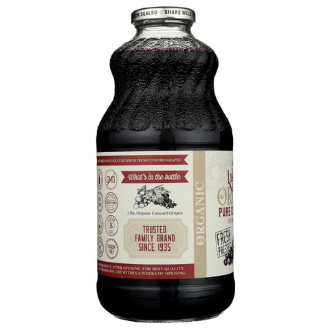 Organic Concord Grape Juice 32 oz Bottle Lakewood